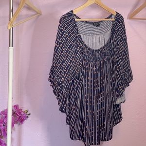 Plus size Women’s shoulder out blouse